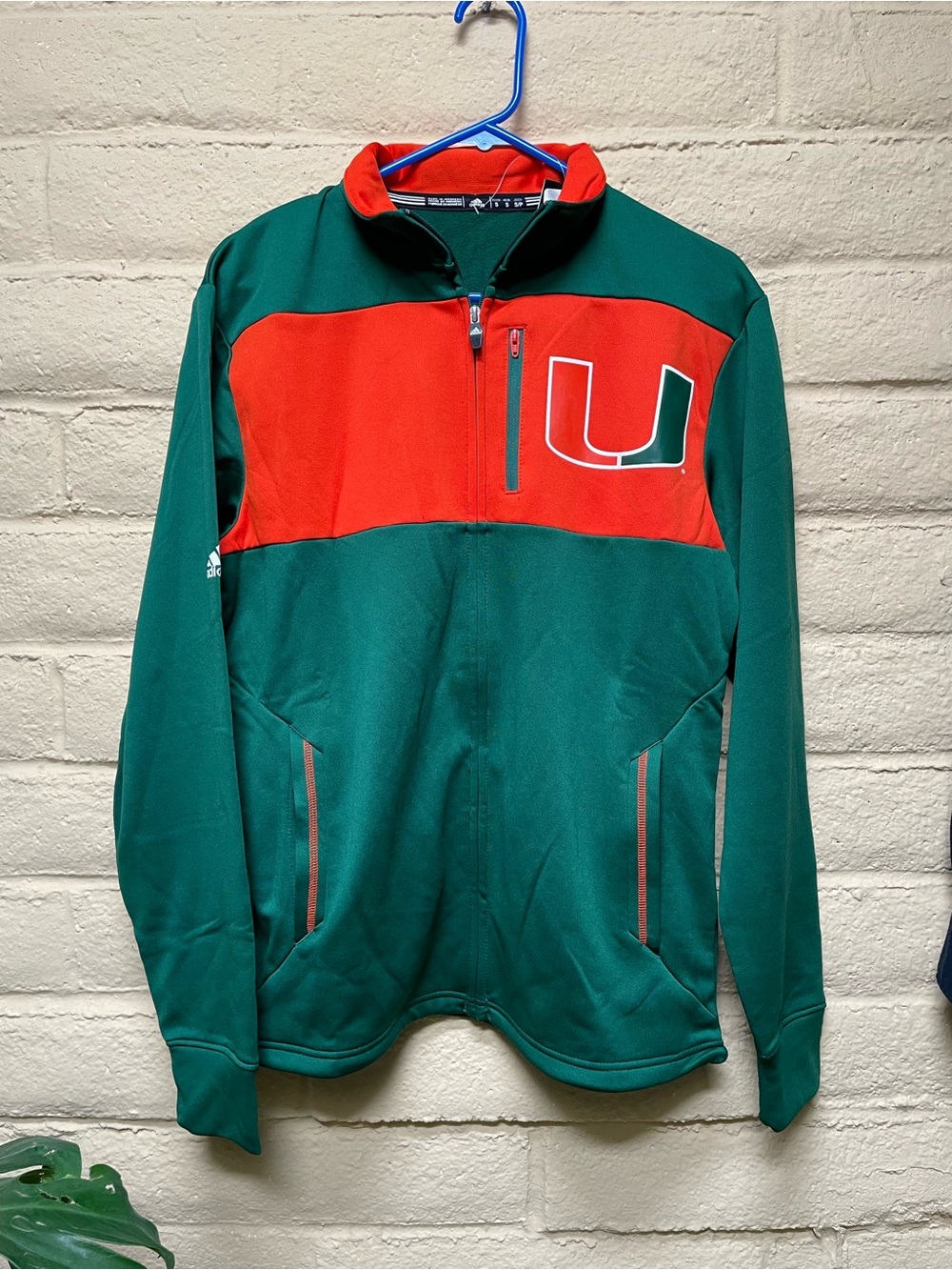 University of Miami adidas Team Quarter-Zip Pullover
